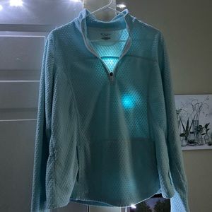 Baby Blue Fleece Quarter Zip